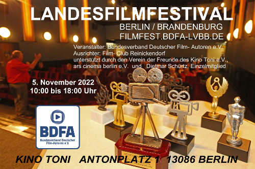 Filmfestplakat und Link zum Filmfest